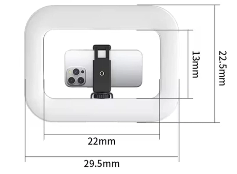 LUZ LED PORTATIL PARA CELULAR FOTOS Y VIDEOS - 4