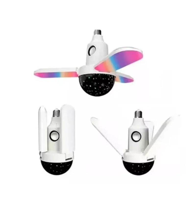 AMPOLLETA LED RGB CON PROYECTOR Y MUSICA BLUETOOTH CON CONTROL - 3