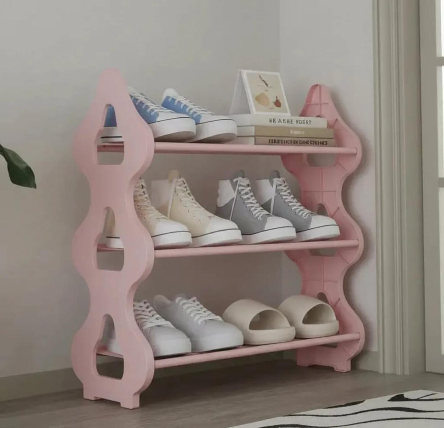ZAPATERO ORGANIZADOR DE ZAPATOS 3 NIVELES MULTIUSOS DORMITORIOS - 4