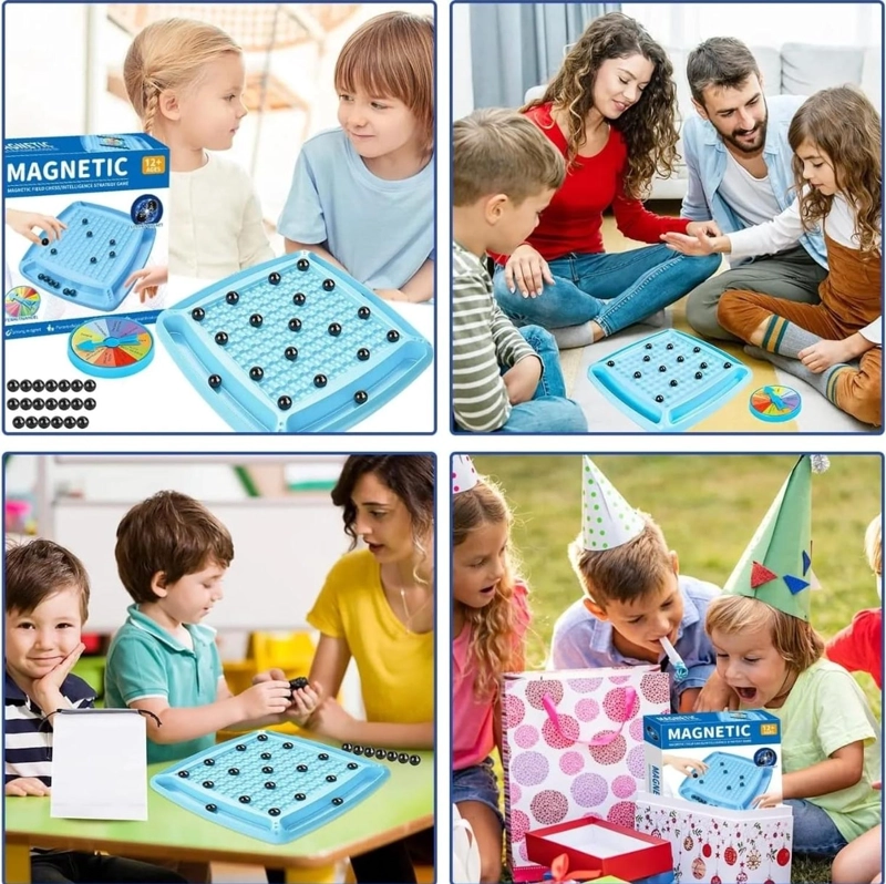 JUEGO MAGNETICO JUEGO DE ESTRATEGIA CON BOLAS MAGNETICAS - 2