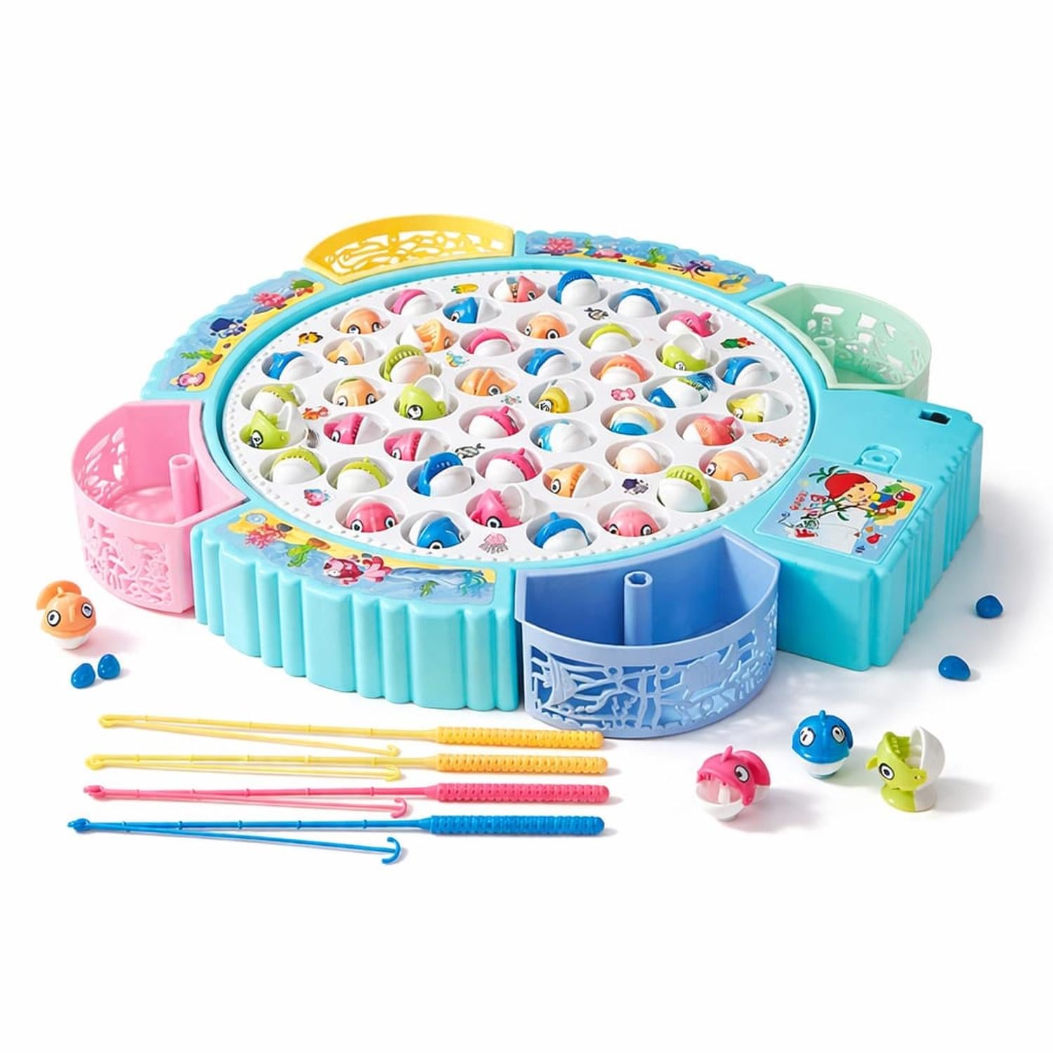 JUEGO DE PESCA MAGNETICO INFANTIL CON MOVIMIENTO - 1