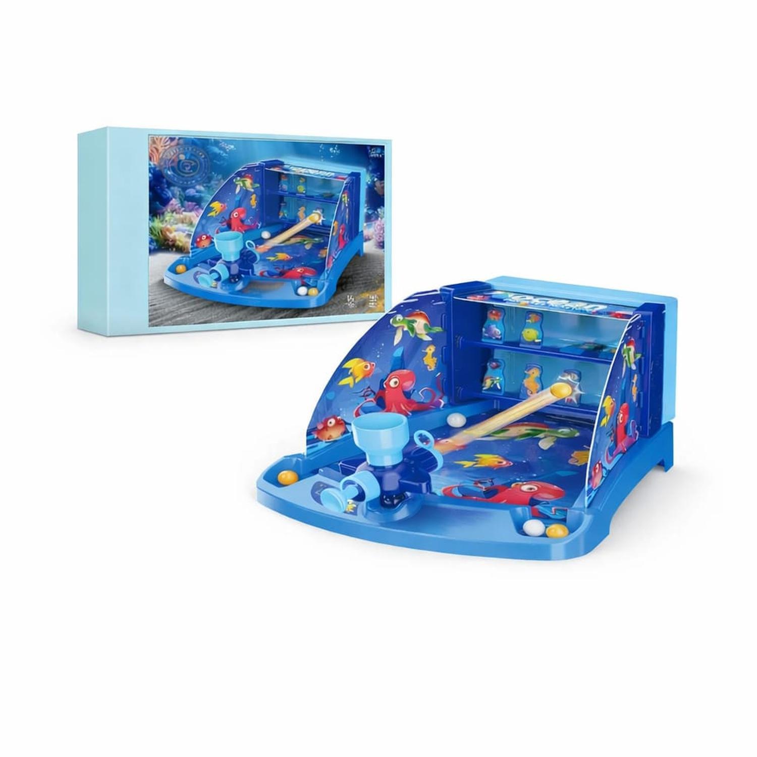 JUEGO DE CATAPULTAS DE BOLAS PARA NIÑOS LANZADOR DE PELOTAS INFANTIL - 1