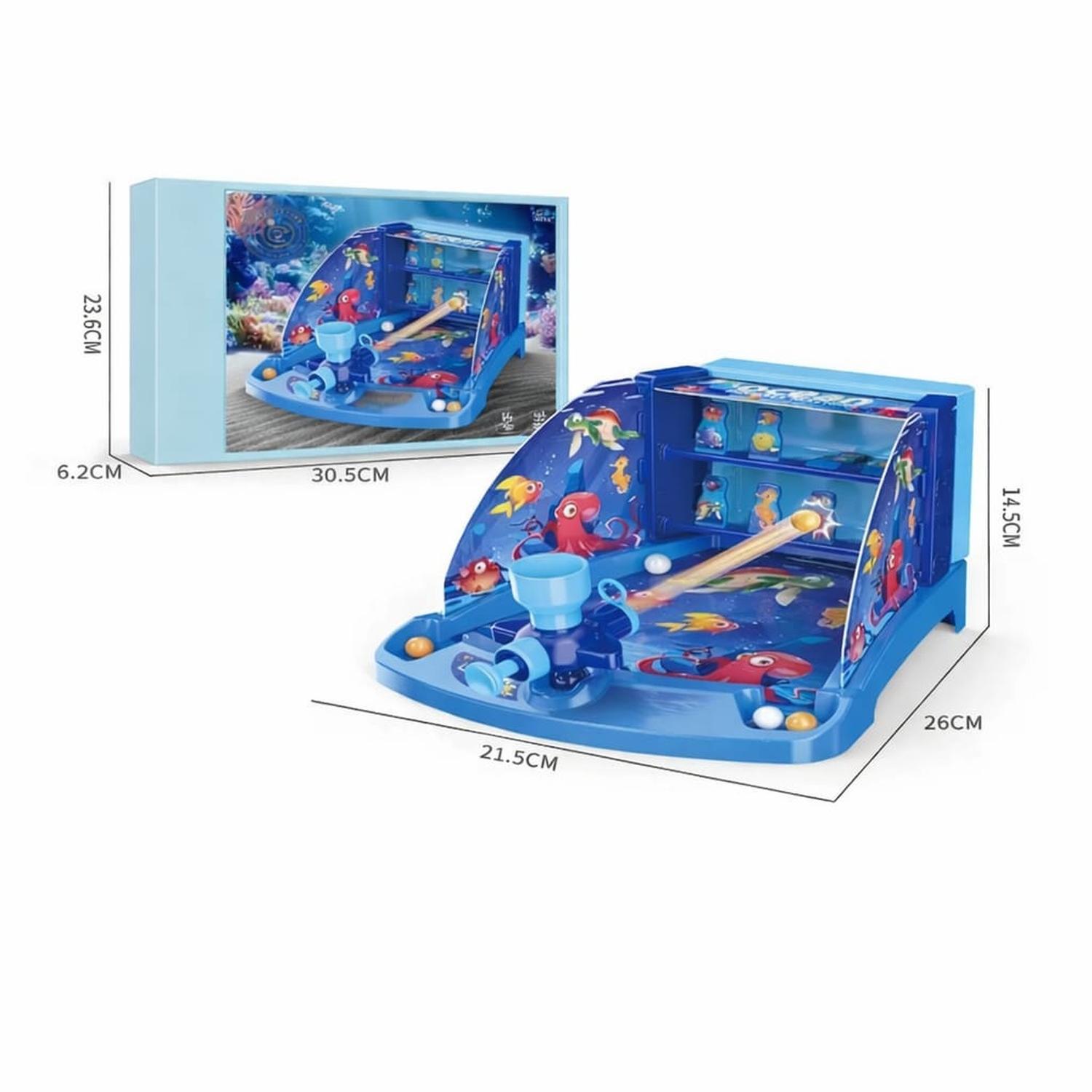 JUEGO DE CATAPULTAS DE BOLAS PARA NIÑOS LANZADOR DE PELOTAS INFANTIL - 3