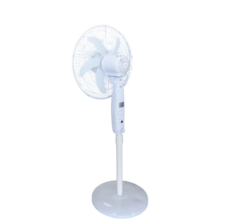 VENTILADOR SOLAR DE PEDESTAL RECARGABLE 16 PULGADAS CON PANEL SOLAR 16W 3 VELOCIDADES - 4