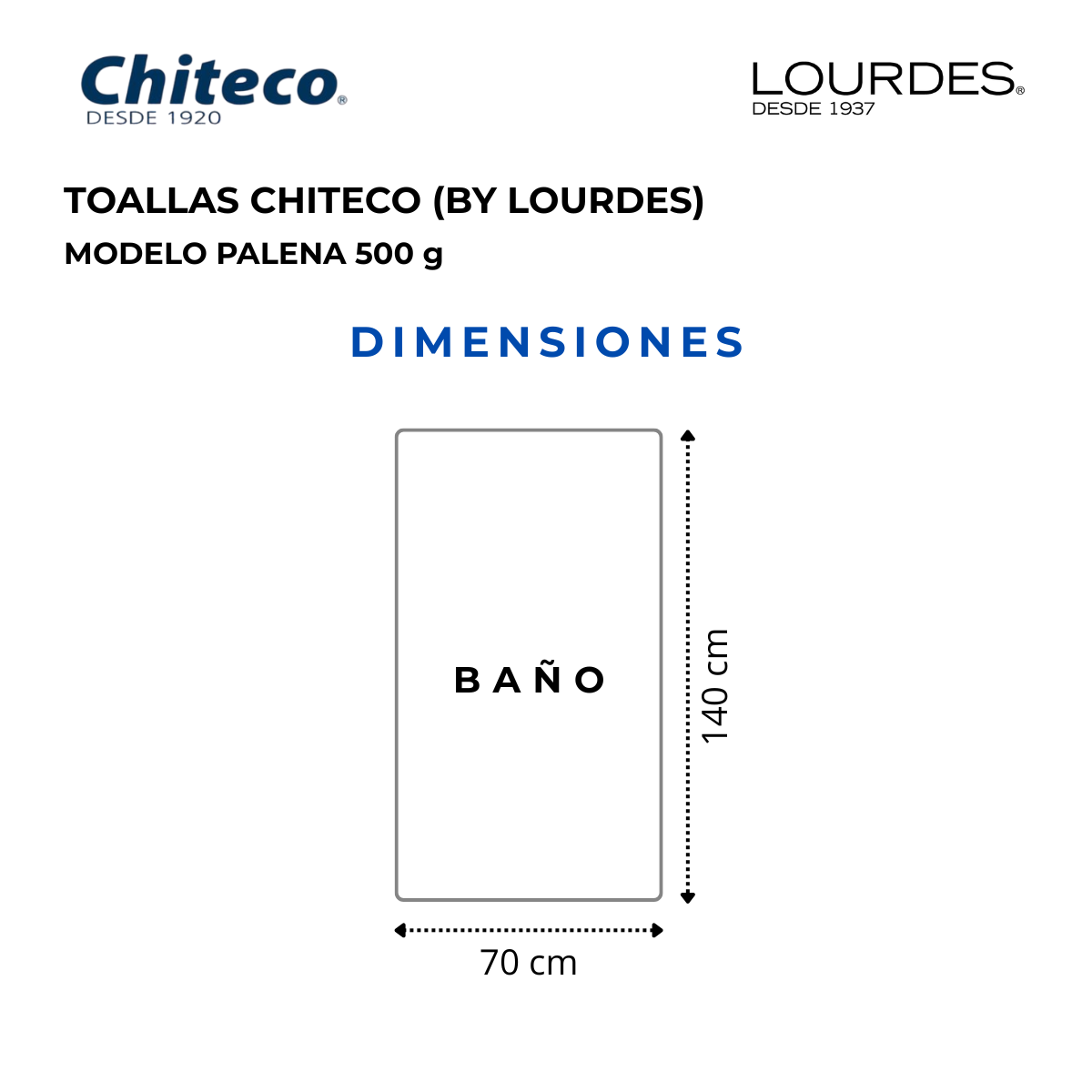 Pack 2 Toallas De Baño 500g Algodón Modelo Palena Verde - 3