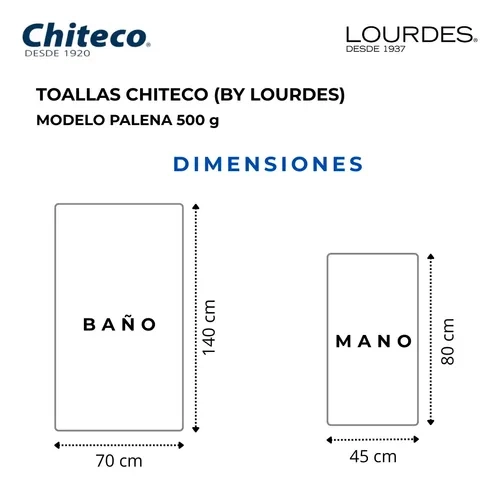 PACK 4 TOALLAS CHITECO 100 ALGOD N 500G BA O MANOS COLORES RUBI Y GRAFITO - 3