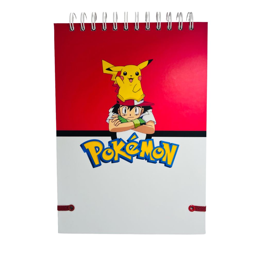 CROQUERA B5 HOJAS LISAS BLANCAS POKÉMON - 3