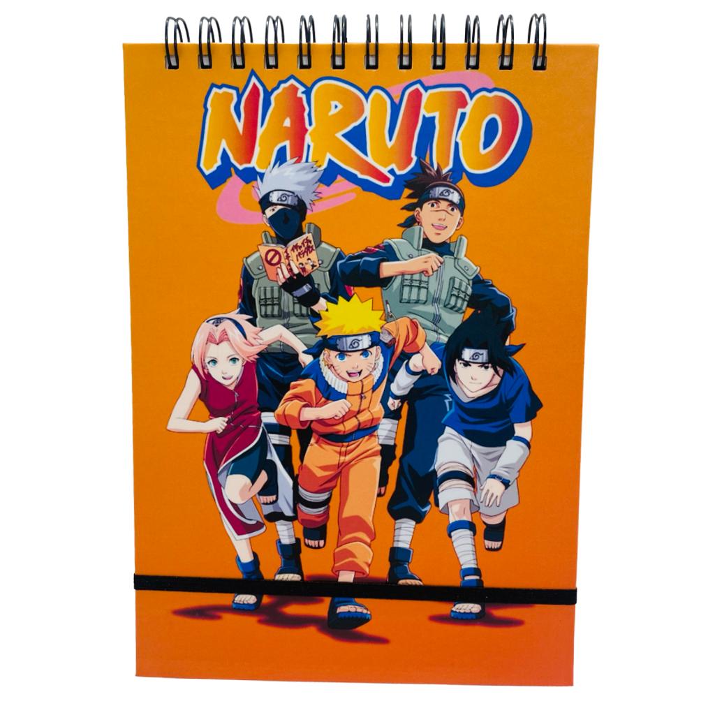 CROQUERA B5 HOJAS LISAS BLANCAS NARUTO - 1