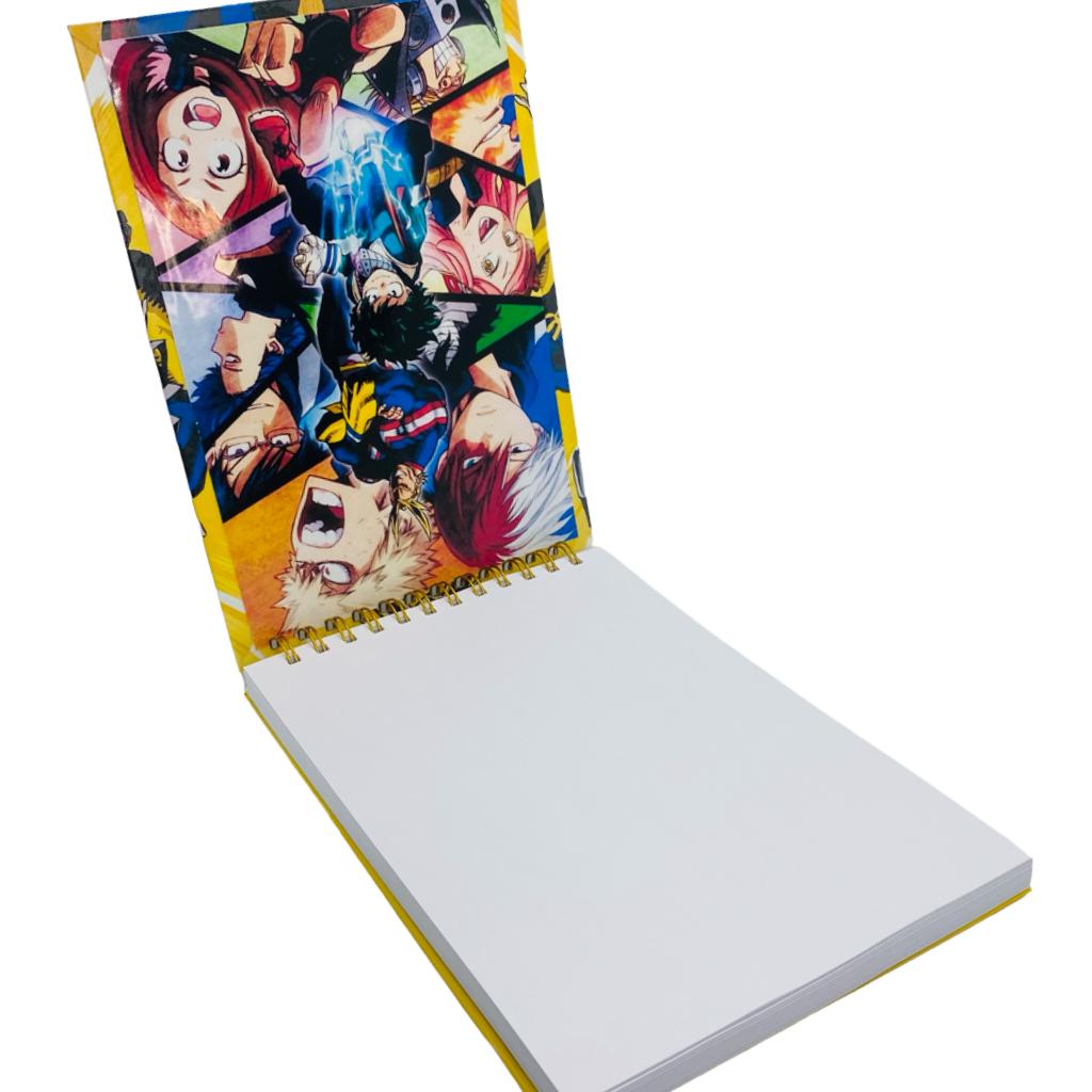 CROQUERA B5 HOJAS LISAS BLANCAS MY HERO ACADEMIA - 2