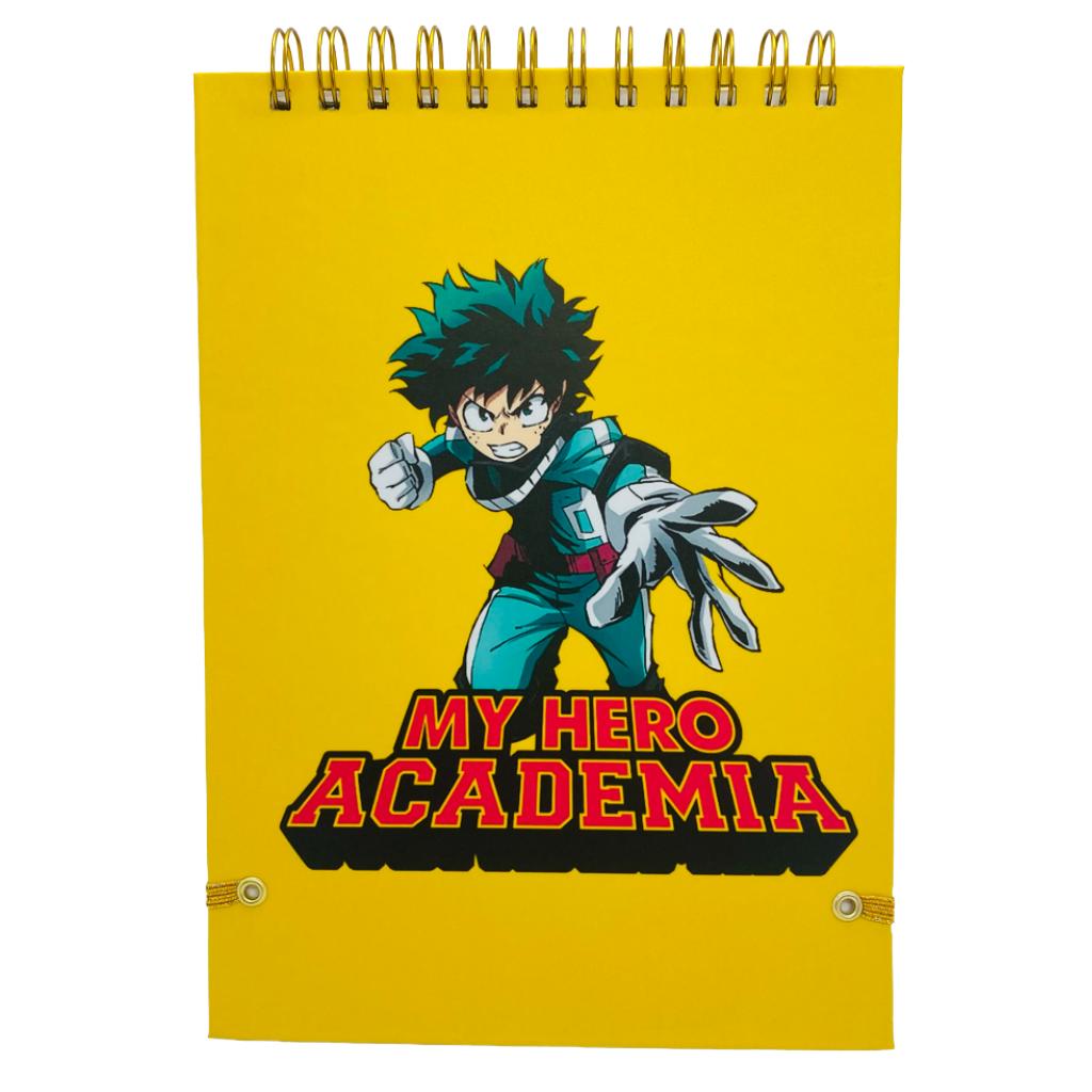 CROQUERA B5 HOJAS LISAS BLANCAS MY HERO ACADEMIA - 3