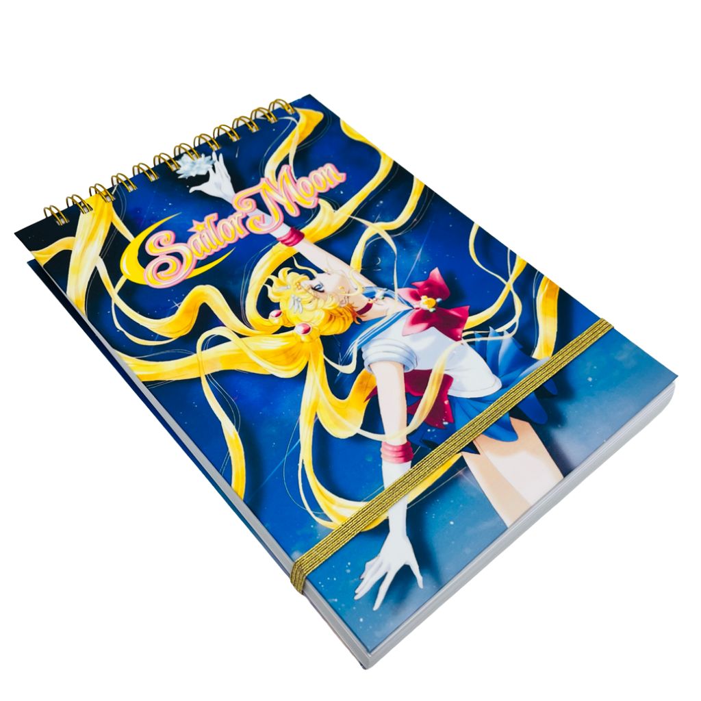 CROQUERA B5 HOJAS LISAS BLANCAS SERENA TSUKINO SAILOR MOON - 4