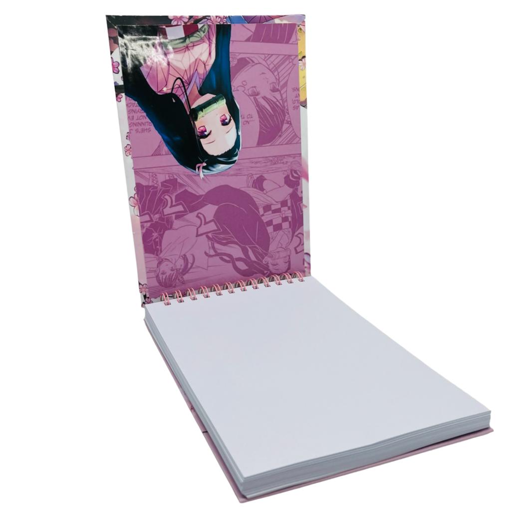 CROQUERA B5 HOJAS LISAS BLANCAS NEZUKO KAMADO DEMON SLAYER KIMETSU NO YAIBA - 2