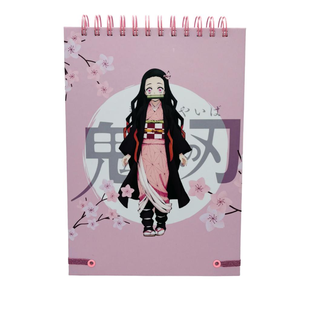CROQUERA B5 HOJAS LISAS BLANCAS NEZUKO KAMADO DEMON SLAYER KIMETSU NO YAIBA - 3
