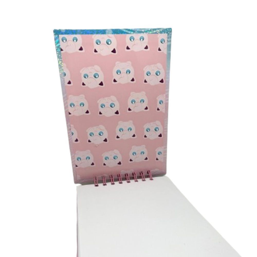 CROQUERA A5 HOJAS LISAS BLANCAS JIGGLYPUFF POKÉMON - 2