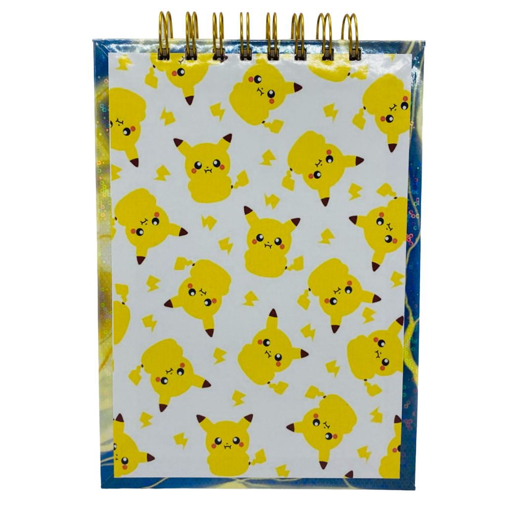 CROQUERA A5 HOJAS LISAS BLANCAS POKÉMON PIKACHU - 3