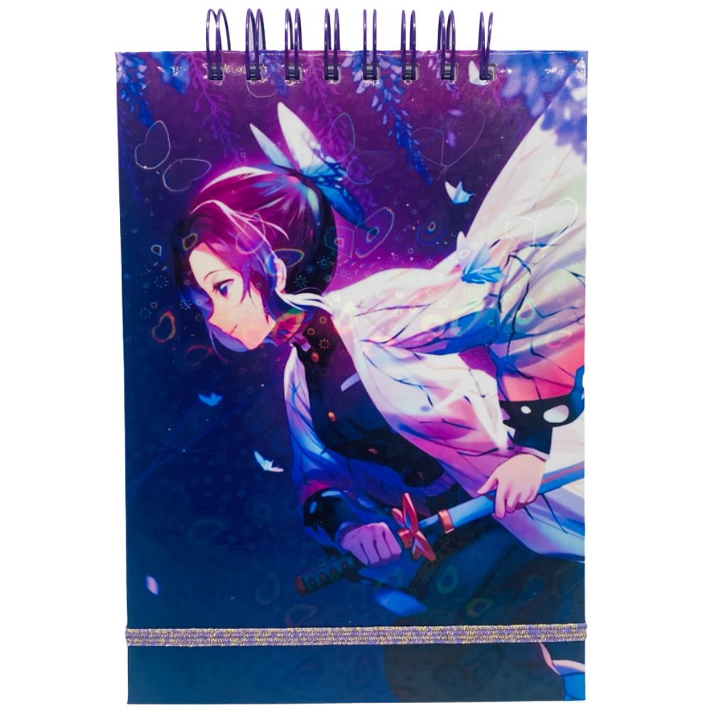 CROQUERA A5 HOJAS LISAS BLANCAS SHINOBU KOCHO DEMON SLAYER KIMETSU NO YAIBA - 1