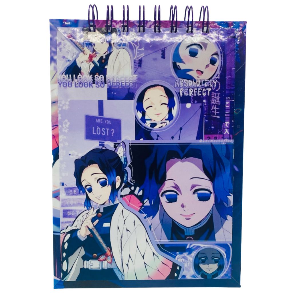 CROQUERA A5 HOJAS LISAS BLANCAS SHINOBU KOCHO DEMON SLAYER KIMETSU NO YAIBA - 3