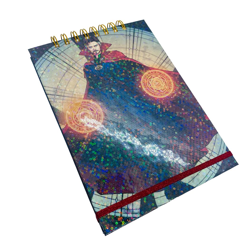 CROQUERA A5 HOJAS LISAS BLANCAS DOCTOR STRANGE AVENGERS - 4