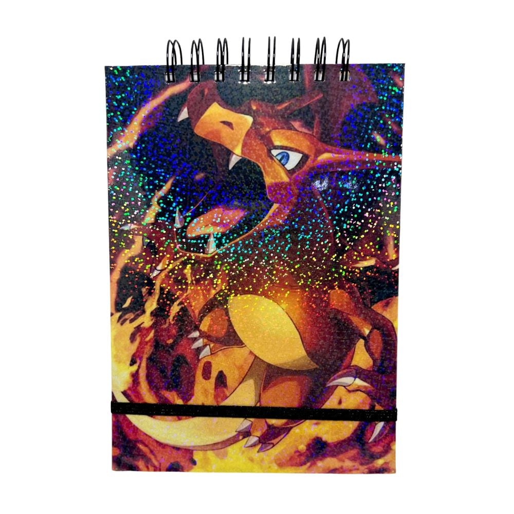 CROQUERA A5 HOJAS LISAS BLANCAS CHARIZARD POKÉMON - 1