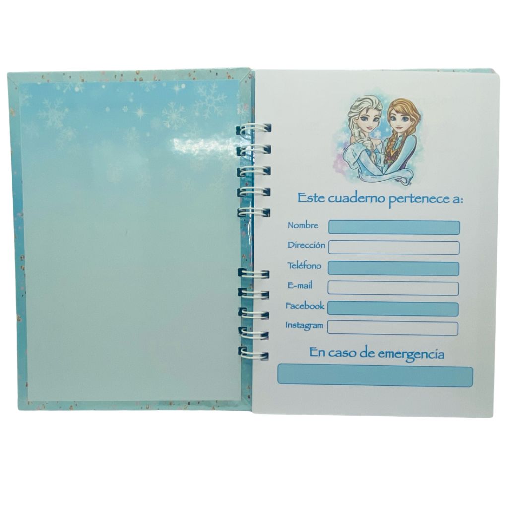 CUADERNO A5 HOJAS CUADRICULADAS 7MM FROZEN - 2