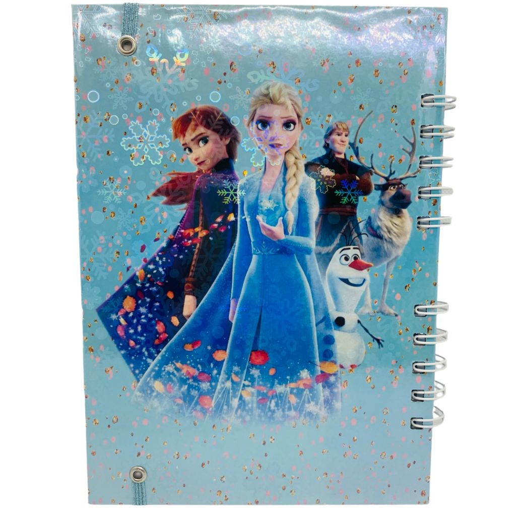 CUADERNO A5 HOJAS CUADRICULADAS 7MM FROZEN - 3