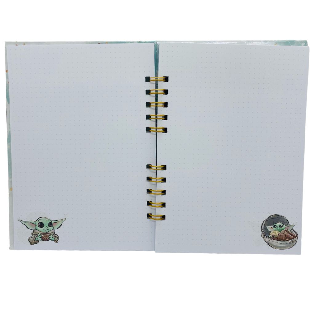 CUADERNO A5 HOJAS DE PUNTOS STAR WARS MANDALORIAN - 4