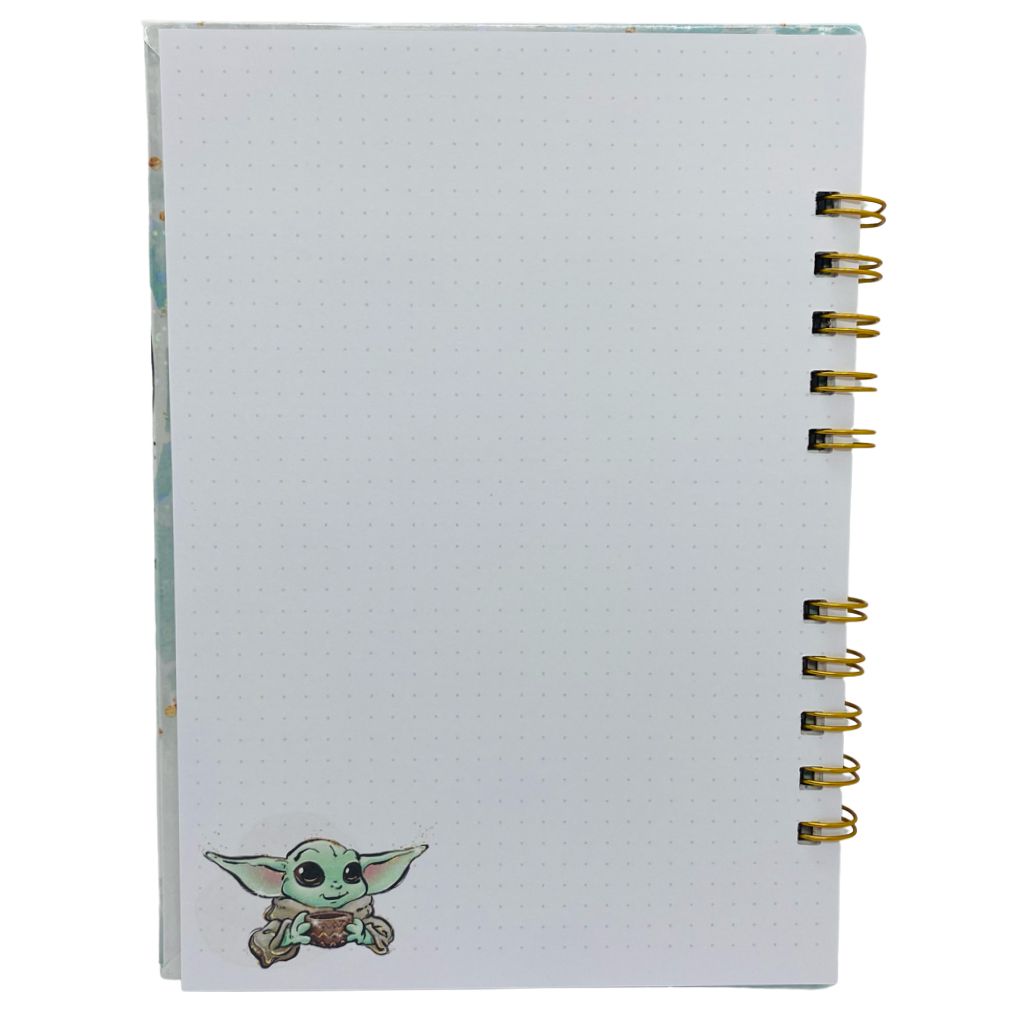 CUADERNO A5 HOJAS DE PUNTOS STAR WARS MANDALORIAN - 5