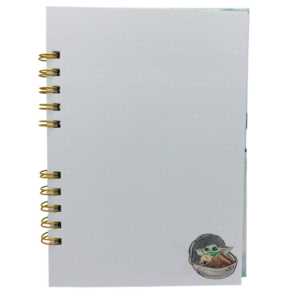 CUADERNO A5 HOJAS DE PUNTOS STAR WARS MANDALORIAN - 6