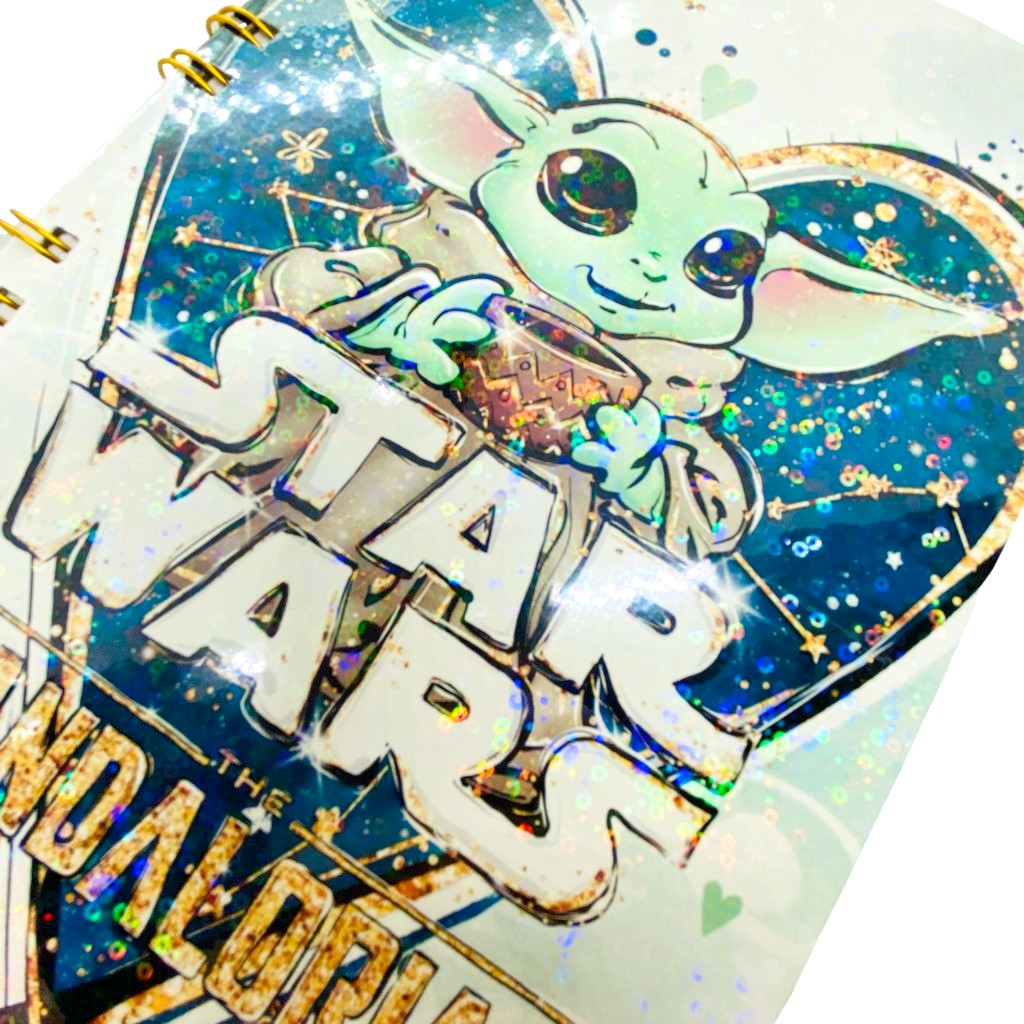 CUADERNO A5 HOJAS DE PUNTOS STAR WARS MANDALORIAN - 7