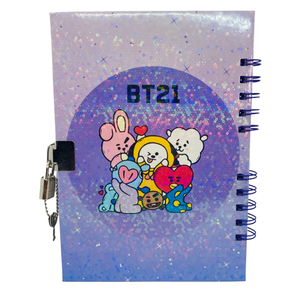 DIARIO DE VIDA A5 HOJAS PERSONAJES BT21 - 2