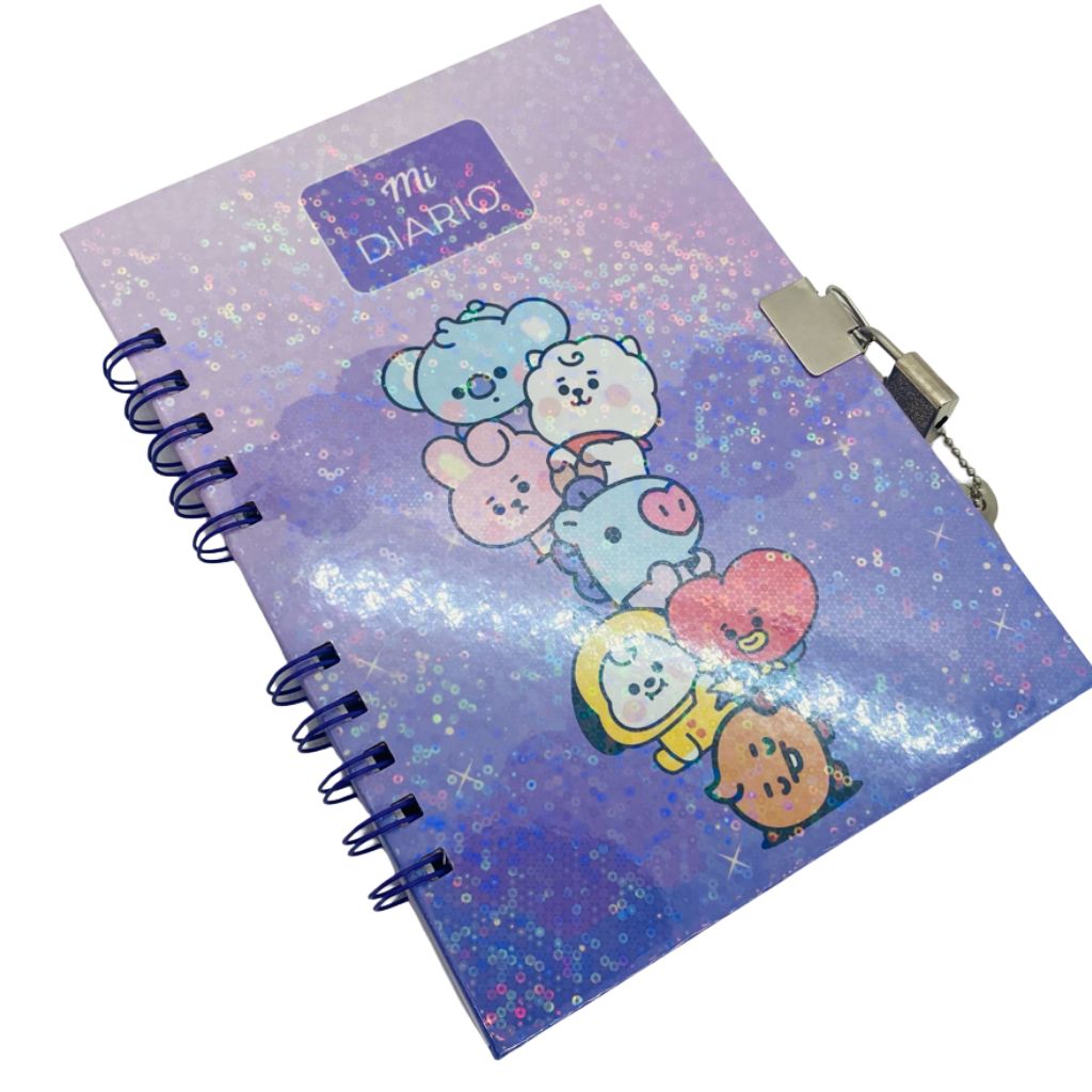 DIARIO DE VIDA A5 HOJAS PERSONAJES BT21 - 3