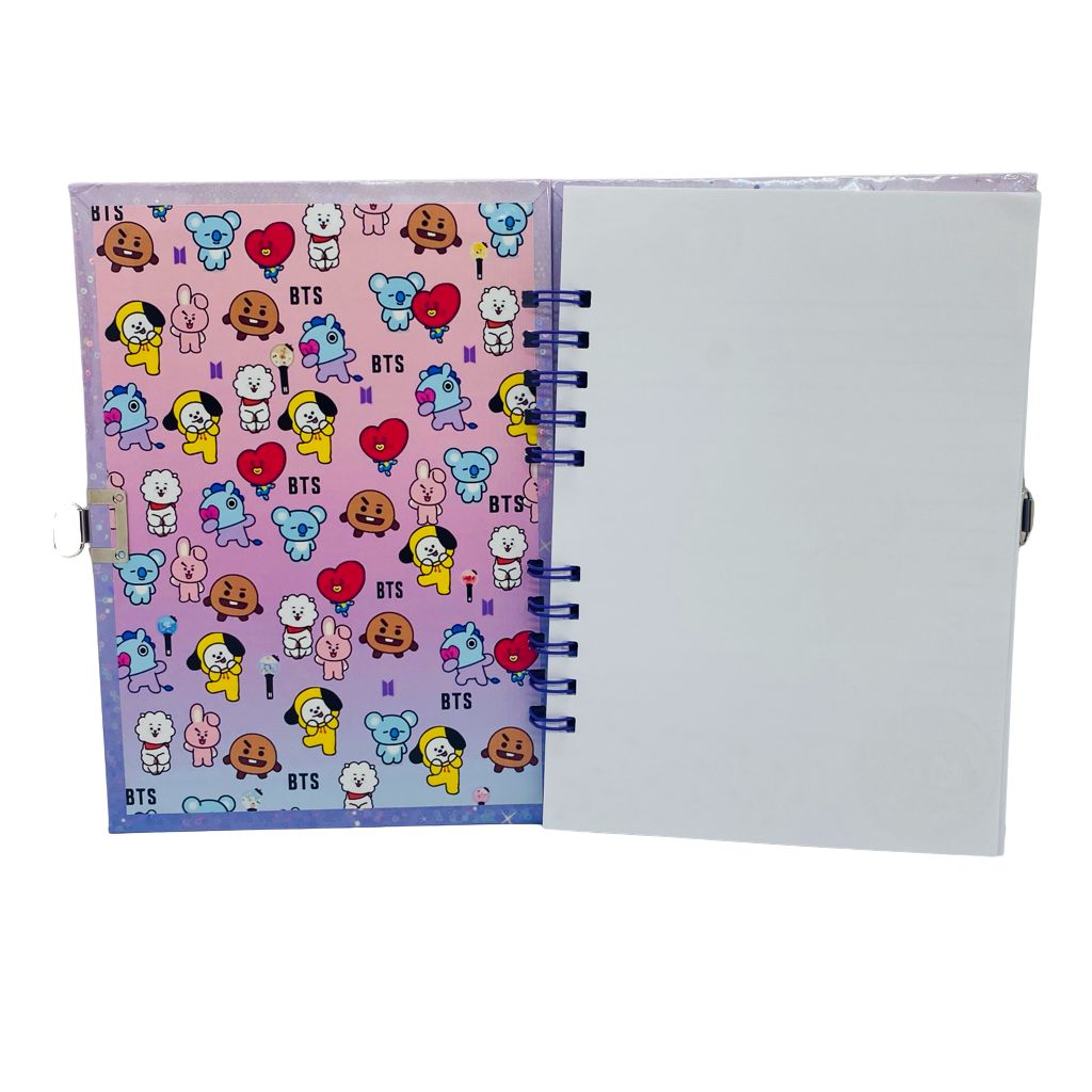 DIARIO DE VIDA A5 HOJAS PERSONAJES BT21 - 4