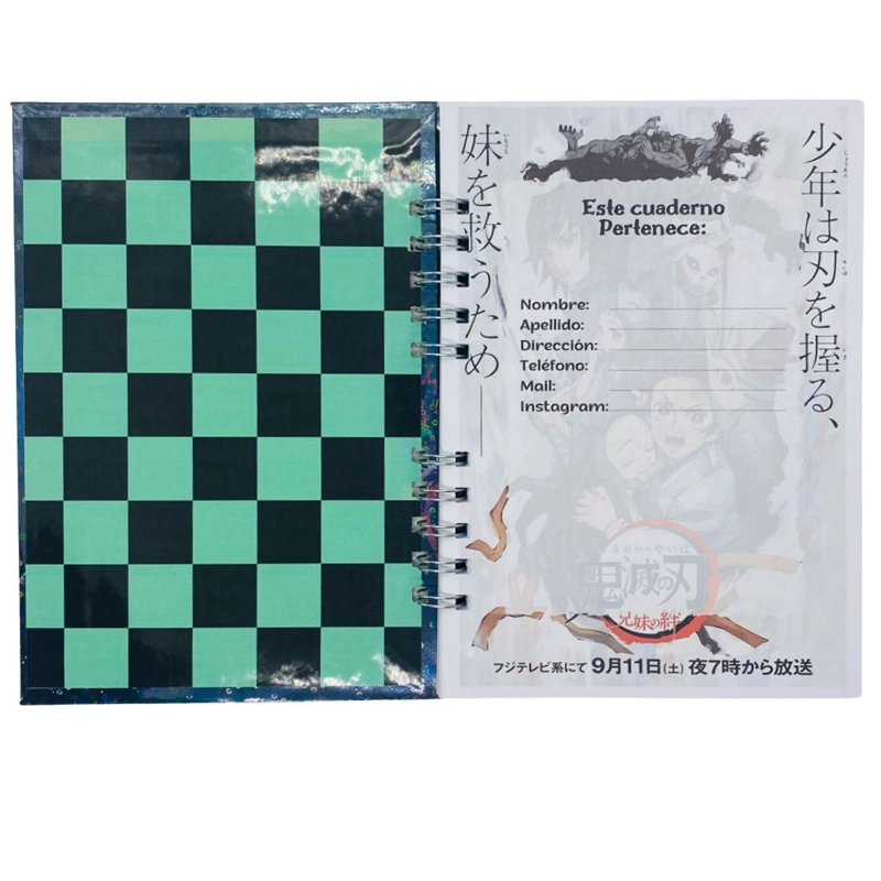 CUADERNO A5 HOJAS DE PUNTOS DEMON SLAYER KIMETSU NO YAIBA - 2