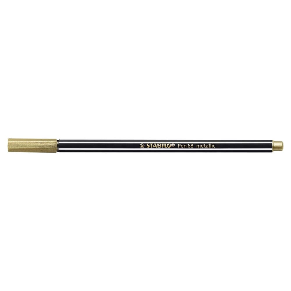 SET DE 2 MARCADORES STABILO PEN 68 METALICOS (ORO Y PLATA) - 5