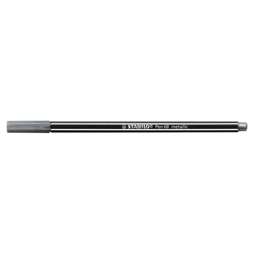 SET DE 2 MARCADORES STABILO PEN 68 METALICOS (ORO Y PLATA) - 7