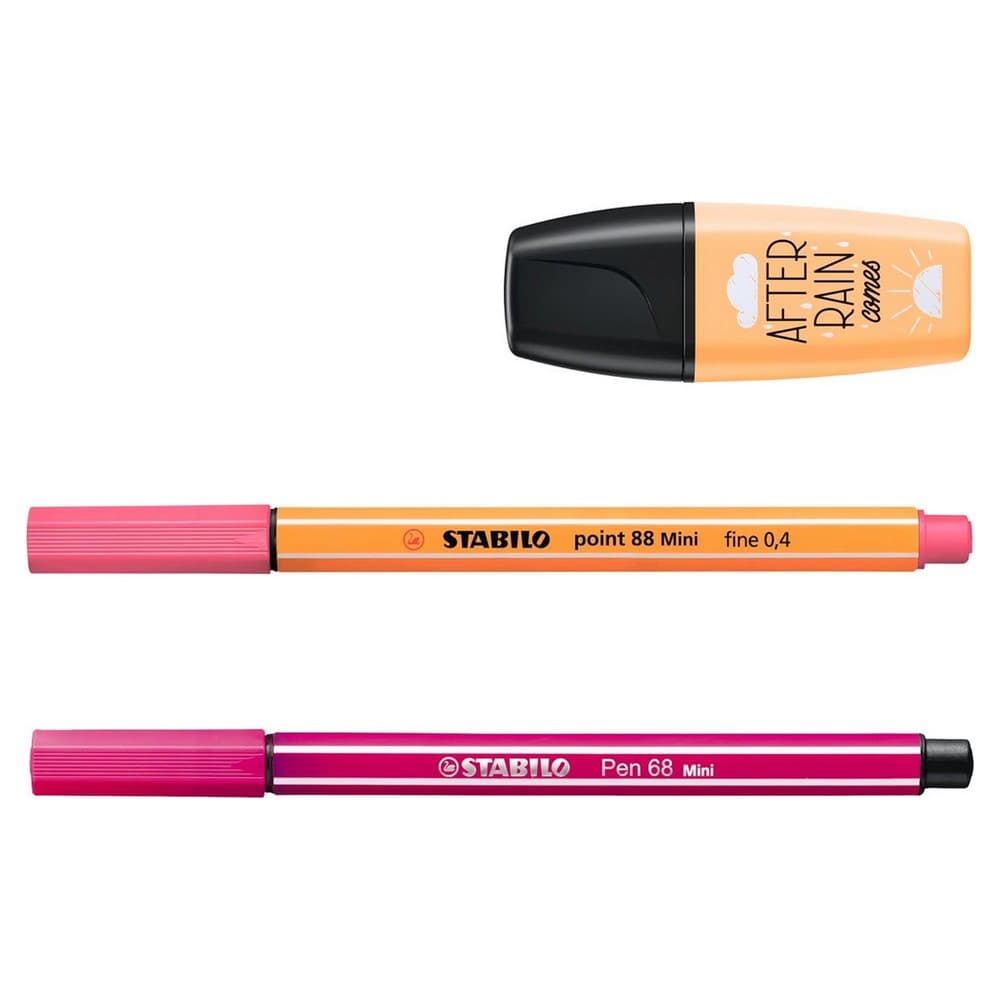 SET DE 18 STABILO PASTEL LOVE (6 MINI PEN 68 + 6 MINI BOSS + 6 MINI POINT 88) – SPECIAL EDITION - 2