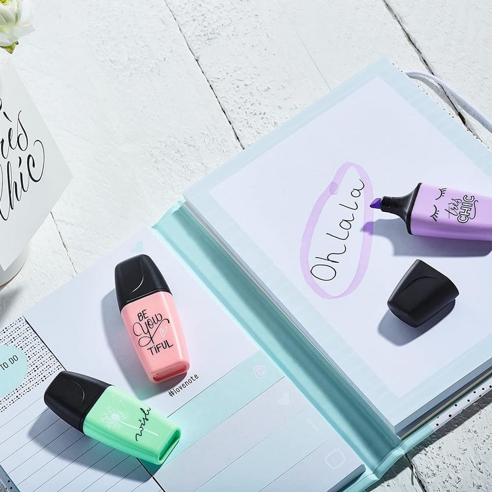SET DE 18 STABILO PASTEL LOVE (6 MINI PEN 68 + 6 MINI BOSS + 6 MINI POINT 88) – SPECIAL EDITION - 6