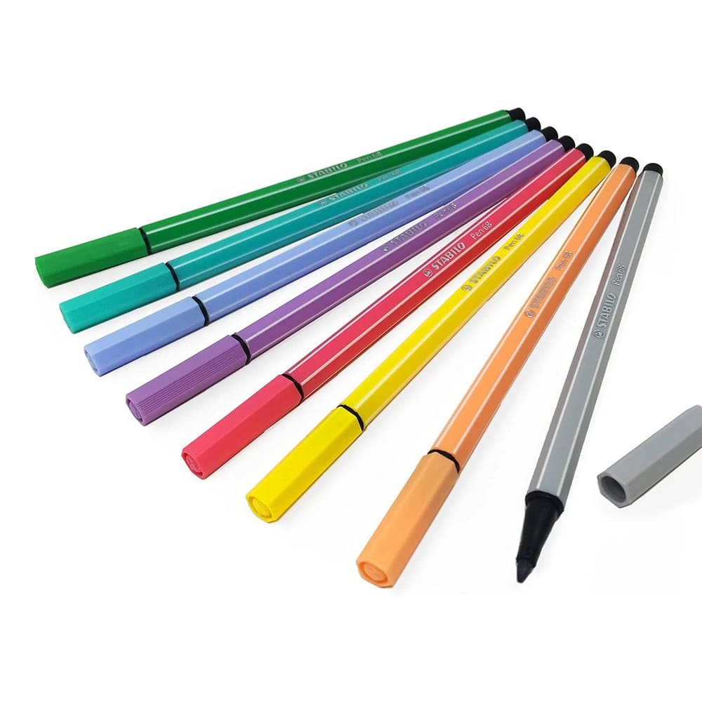 SET DE 8 MARCADORES STABILO PEN 68 PASTEL - 3