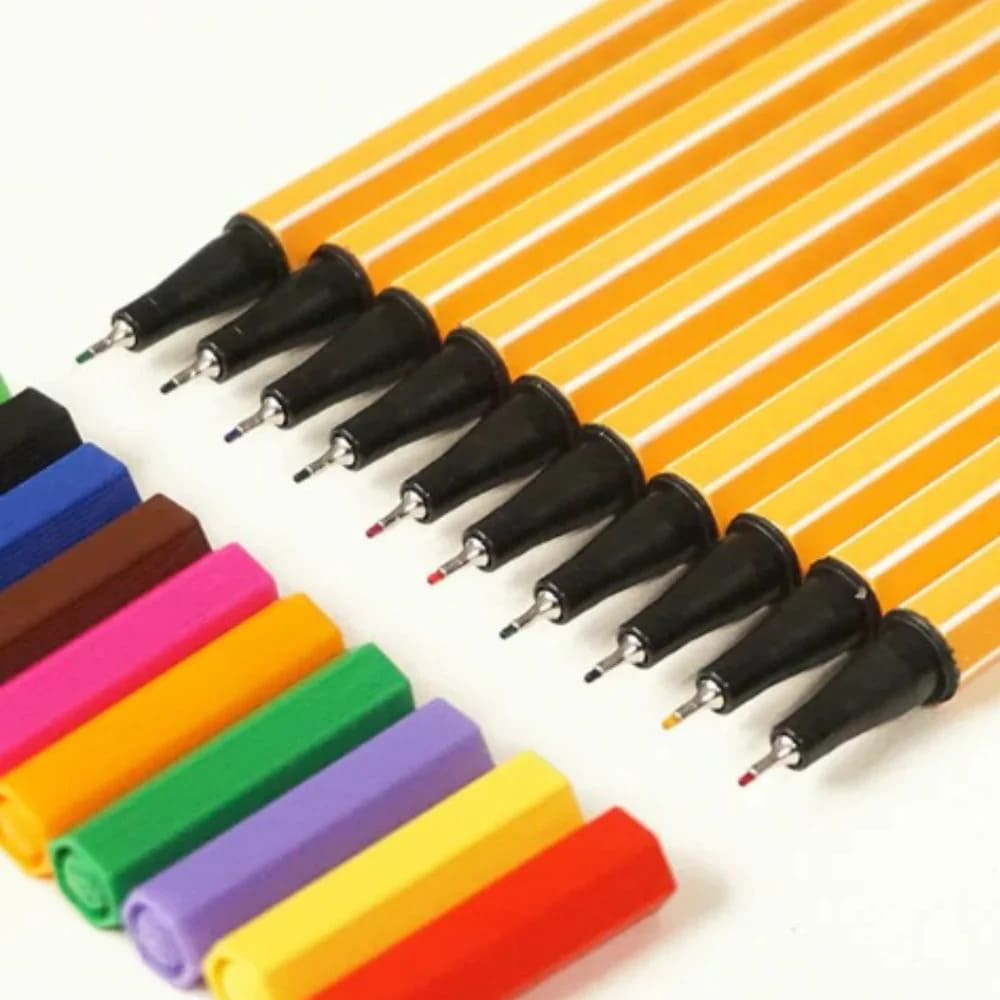 SET DE 10 TIRALINEAS STABILO POINT 88 - 2