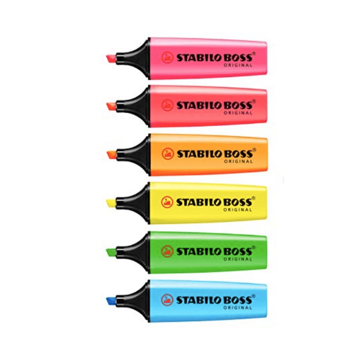 SET DE 6 DESTACADORES STABILO BOSS ORIGINAL FLUORESCENTES - 2