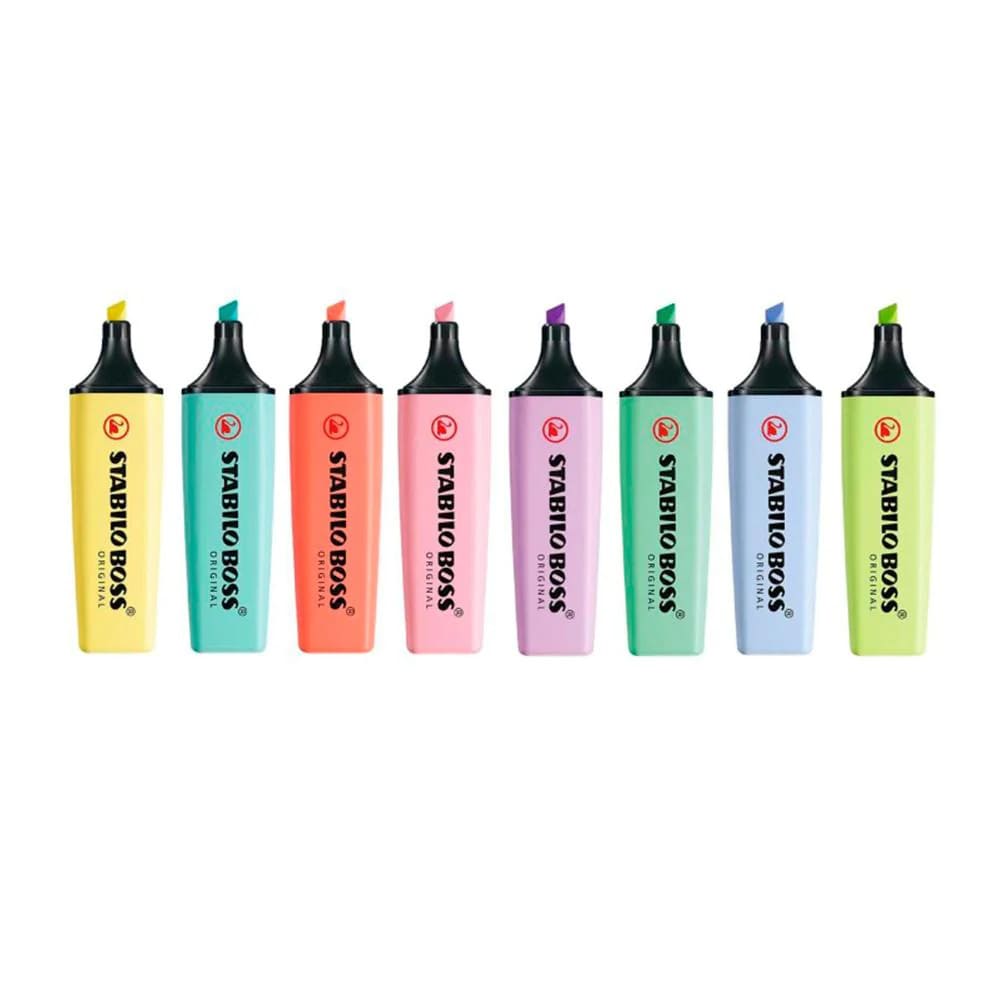 SET DE 8 DESTACADORES STABILO BOSS ORIGINAL PASTEL - 2
