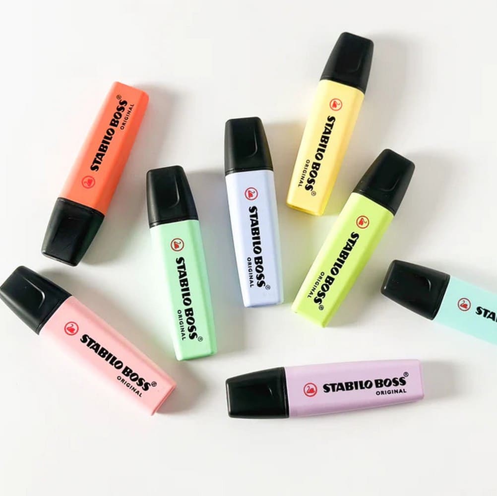 SET DE 8 DESTACADORES STABILO BOSS ORIGINAL PASTEL - 4