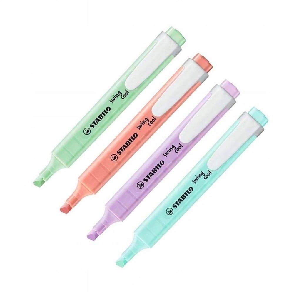 SET DE 4 DESTACADORES STABILO SWING COOL PASTEL - 3