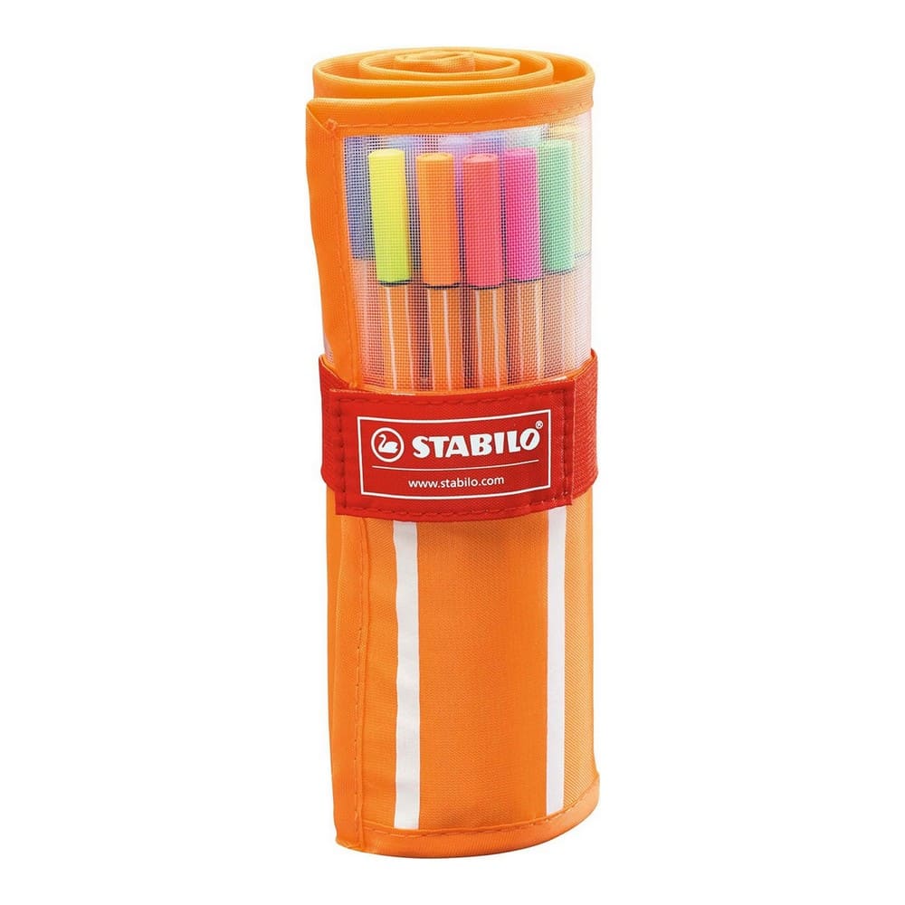 SET ROLLER DE 30 TIRALINEAS STABILO POINT 88 - 1