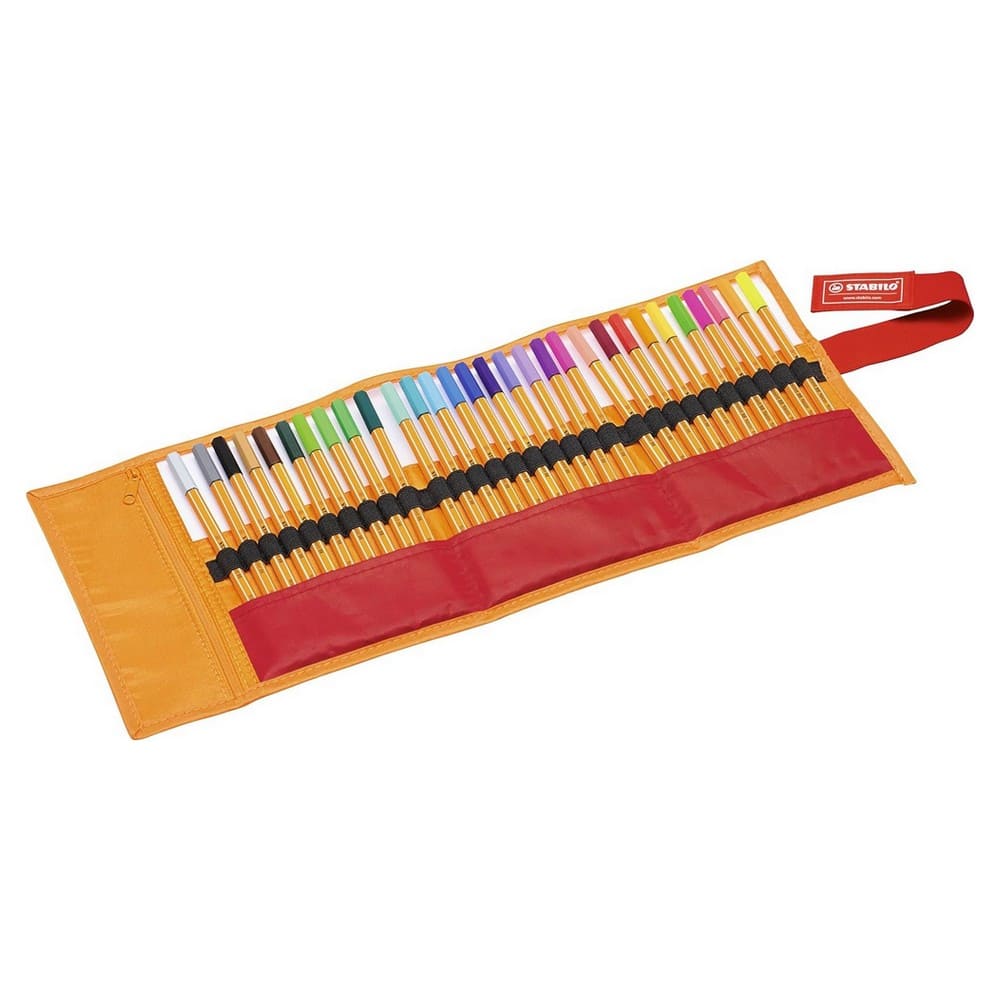 SET ROLLER DE 30 TIRALINEAS STABILO POINT 88 - 2