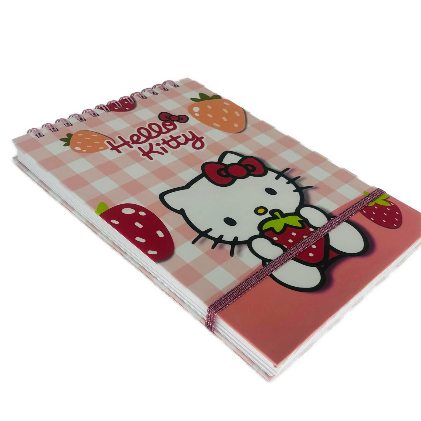 CROQUERA B5 100 HOJAS LISAS BLANCAS DISEÑO HELLO KITTY - 2