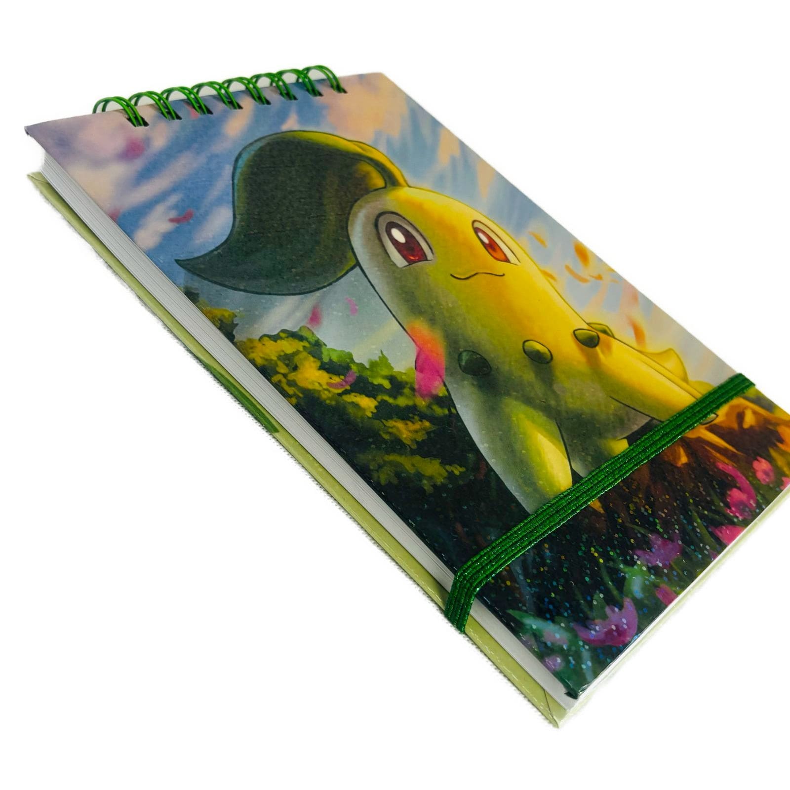 CROQUERA A5 80 HOJAS LISAS BLANCAS DISEÑO CHIKORITA / POKE MON - 2