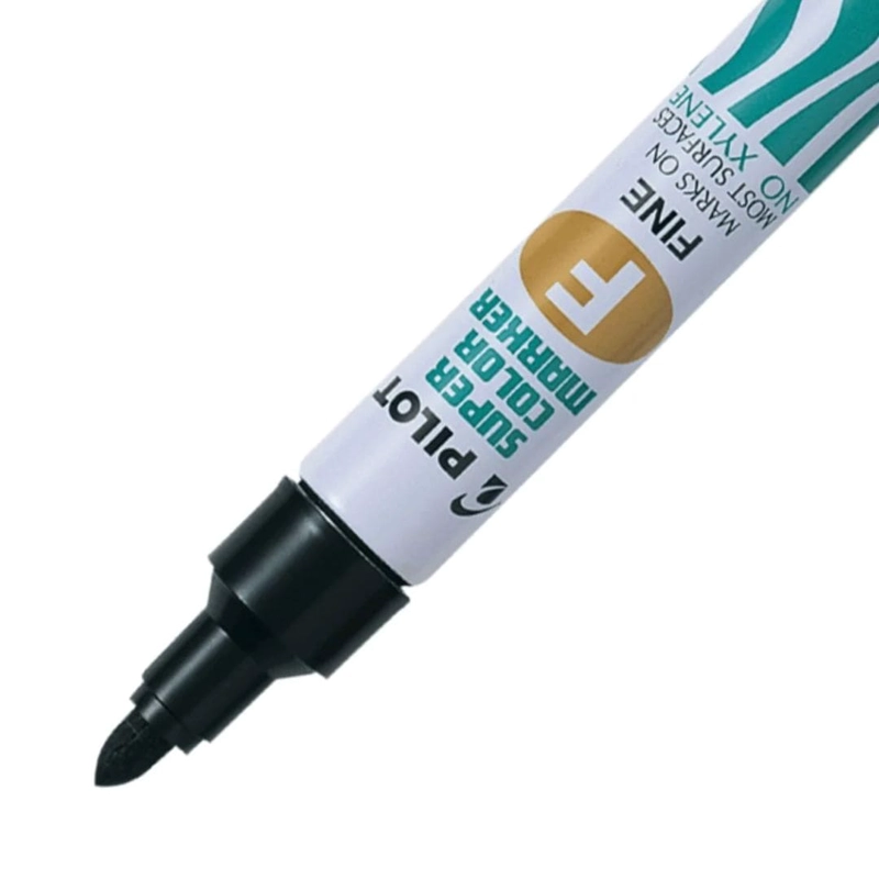 SET 8 MARCADORES PERMANENTES PUNTA REDONDA SUPER COLOR MARKER PILOT - 3