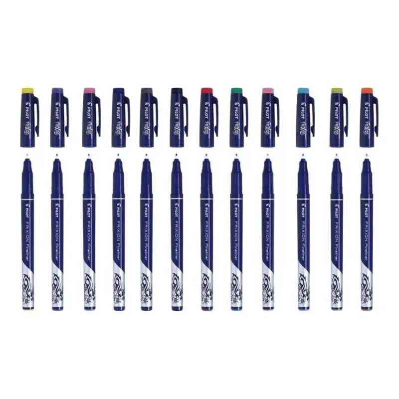 SET 12 MARCADORES FIXION FINELINER PILOT - 2