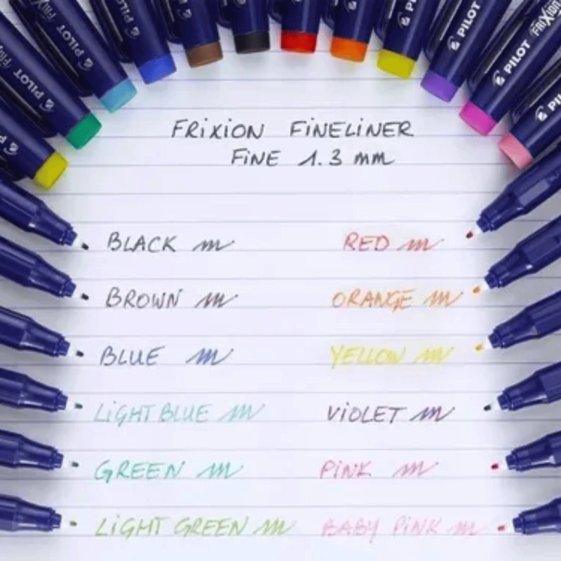 SET 12 MARCADORES FIXION FINELINER PILOT - 4